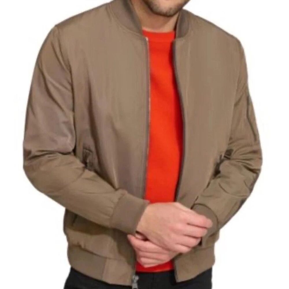 Calvin-klein Men's Tan and Brown Jacket